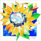 Alfred Gockel Big Sunflower painting